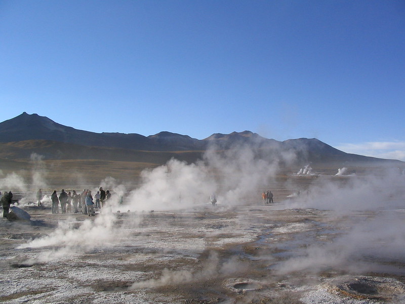The highest geyser field in the world