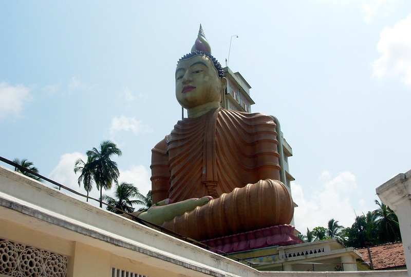 Giant Buddhist Cartoon Strip: Wewurukannala Vihara Temple
