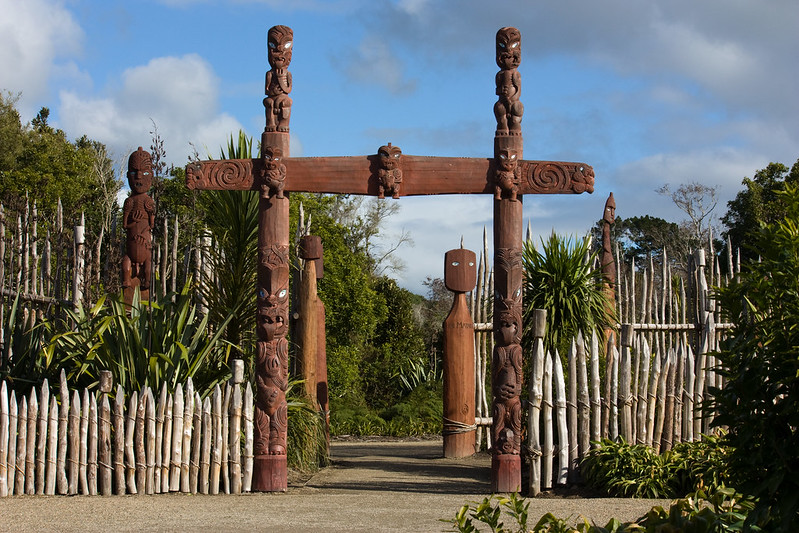Maori Carvings from New Zealand