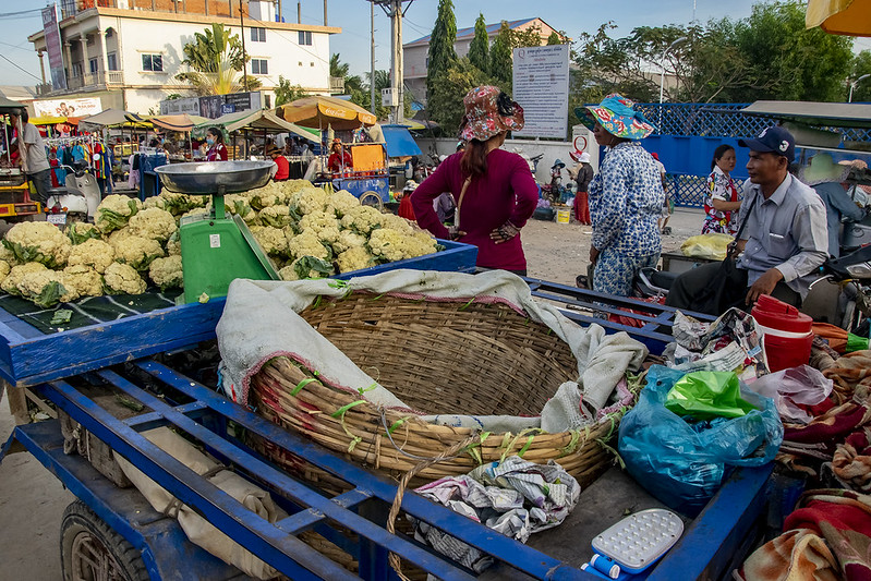Shopping in Phnom Penh Market