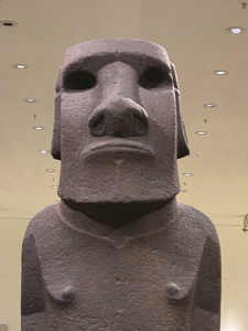 Moai from Easter Island in British Museum