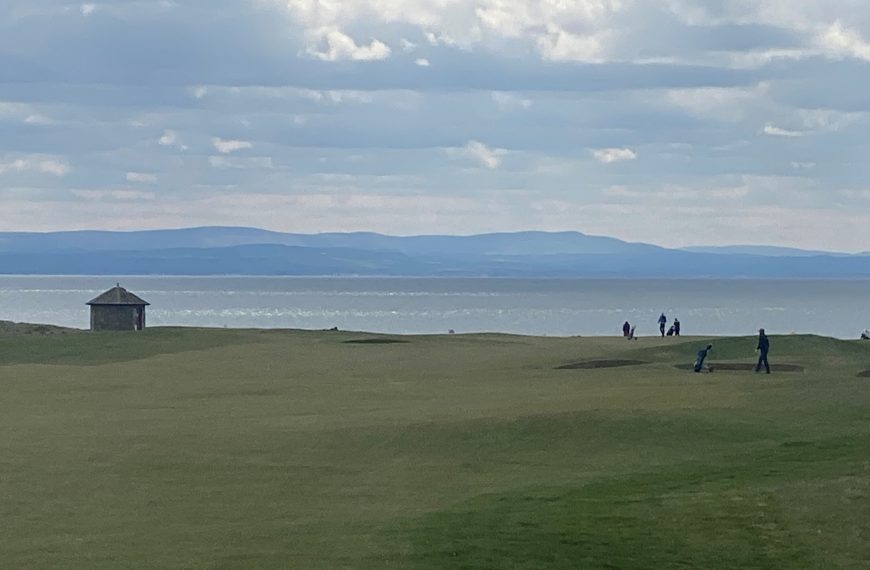 Golfing in Fife Scotland