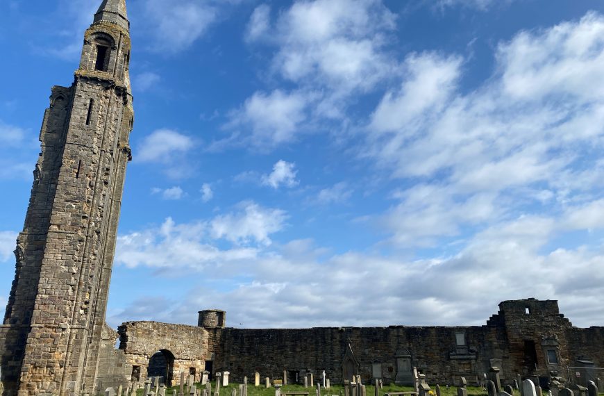 The majestic ruin of St. Andrews Cathedral