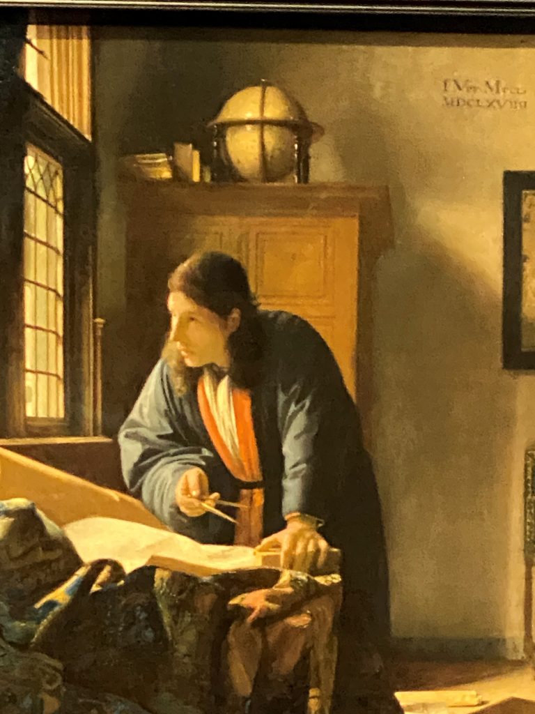 The Geographer , Johannes Vermeer, 1669