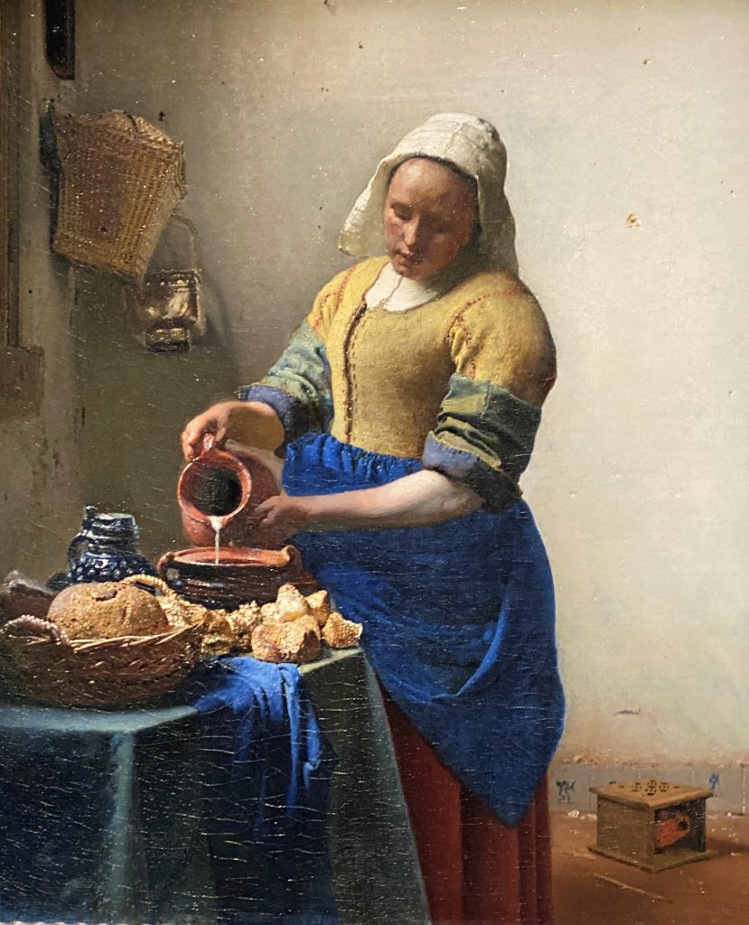 The Milkmaid, Johannes Vermeer ,1658