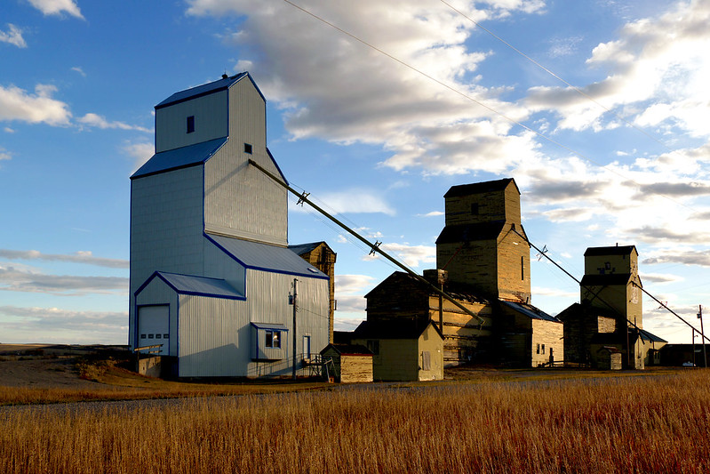 The Grain elevators of the Canadian Prairies