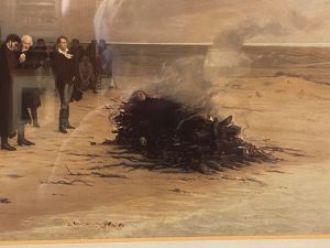 Shelley’s cremation on a Tuscan beach