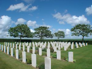 World War I Cemetry in The Somme Valley