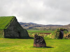 The Vikings land in Iceland