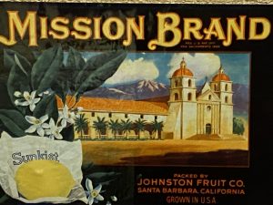 Californian heritage was used as a brand building tool to promote its booming citrus fruit industry
