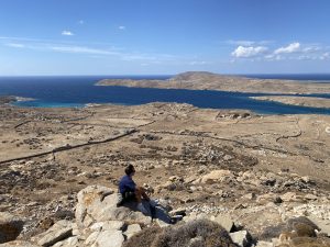 View from Mt Kynthos