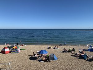 The beach at Lyme Regis, Dorset