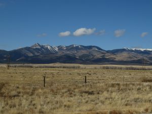 Sangre de Cristo range of Mountains