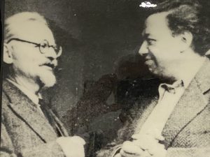 Rivera with Trotsky , who was assassinated with a pick axe by Stalin’s agents