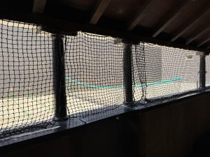 The Teal Tennis Court at Falkland Palace