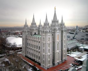 Mormon Temple in Salt Lake City