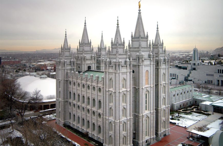 Mormon Temple in Salt Lake City