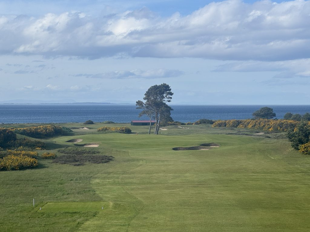 The seaside at Nairn GC