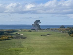 The seaside at Nairn GC