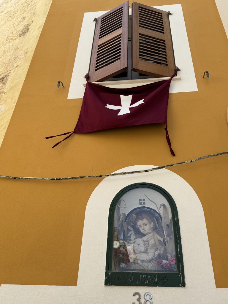 Banner celebrating Festival of Sant Joan