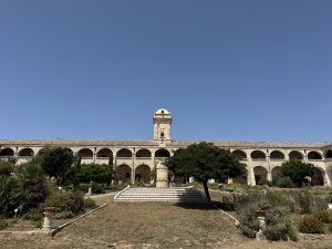 The old British military hospital