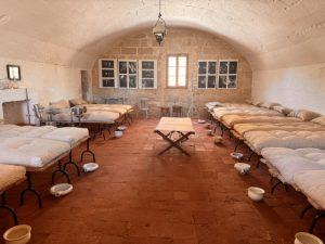 The old military hospital on the island