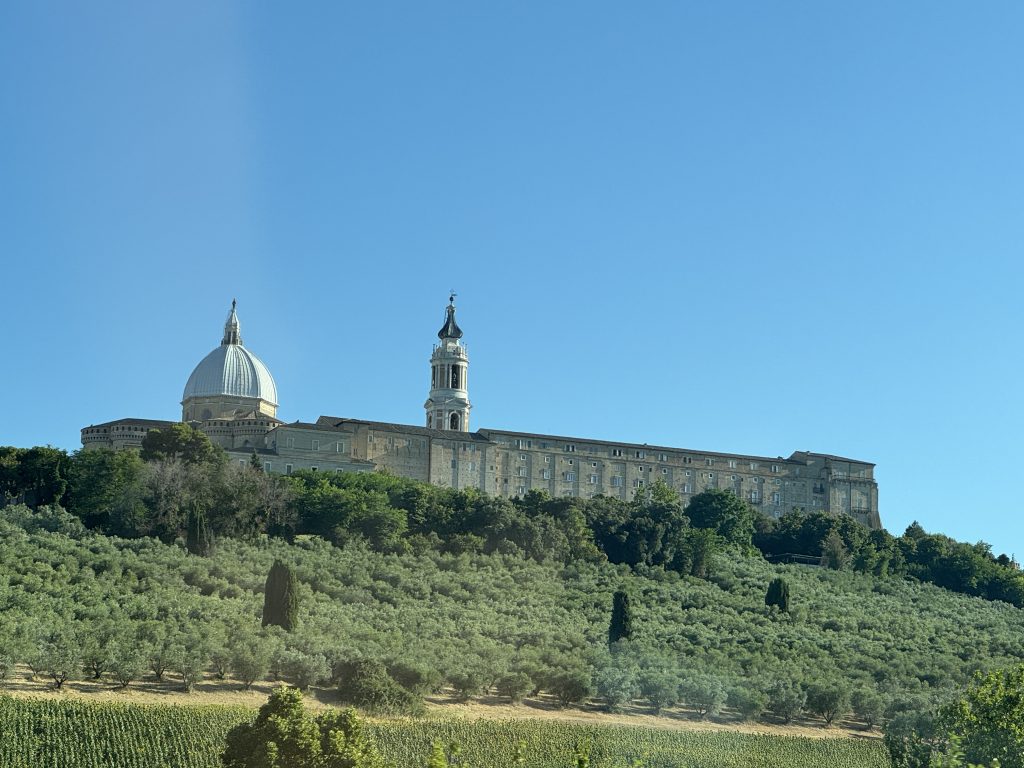 Walled hilltop city of Loreto